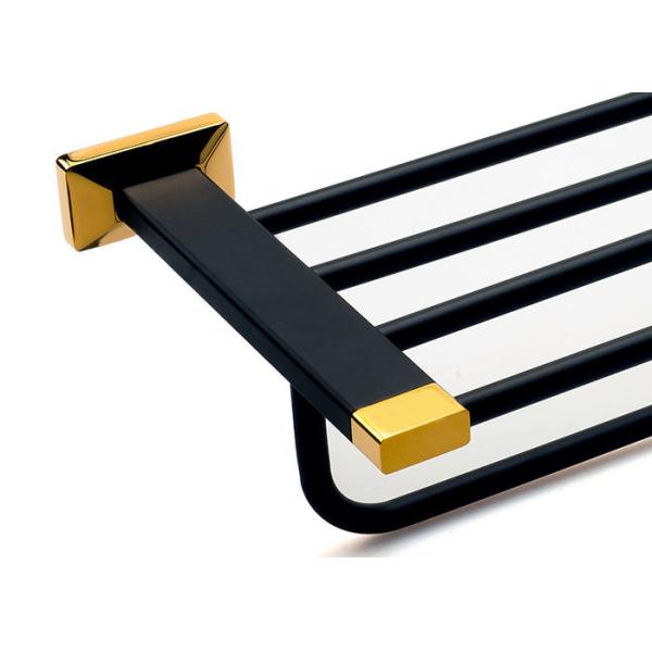 Solid Brass Bathrooms Sets Towel Shelf Brass Material Bath Towel Holder