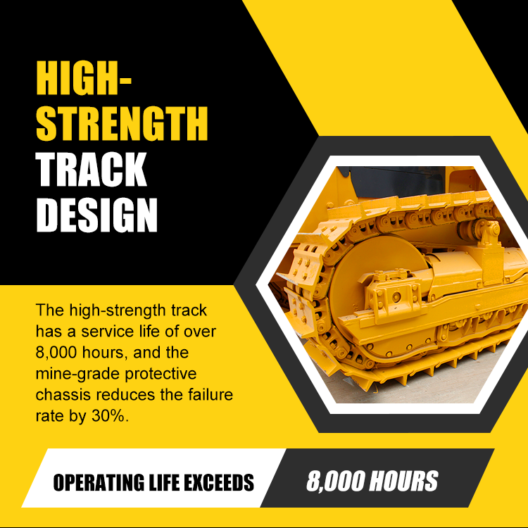 320HP Crawler Bulldozer with High Operating Efficiency and Heavy-Duty Chassis for Construction Projects