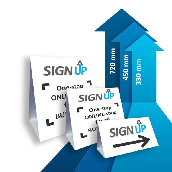 Waterproof Polypropylene Roster Sign Customized Durable Recycled Corflute Yard Sign