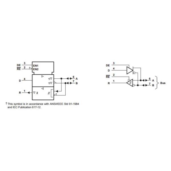 SN75176A Electronic IC Chips DIFFERENTIAL BUS TRANSCEIVER