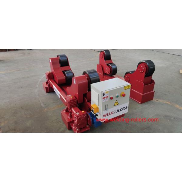 Bolt Adjustment Self Aligning Welding Pipe Rollers 30 Ton Heavy Duty Pipe Roller Stands