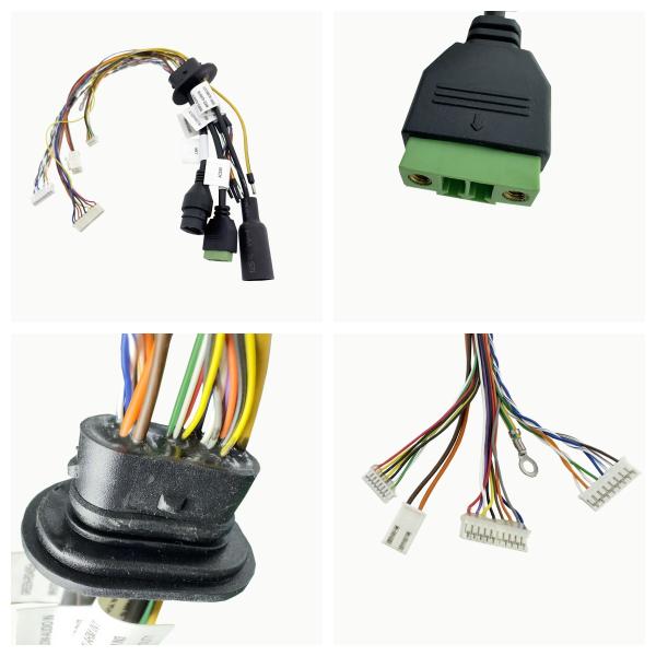 135mm Length Copper IP Camera Cable with PVC Jacket Customize Cable Assembly 007