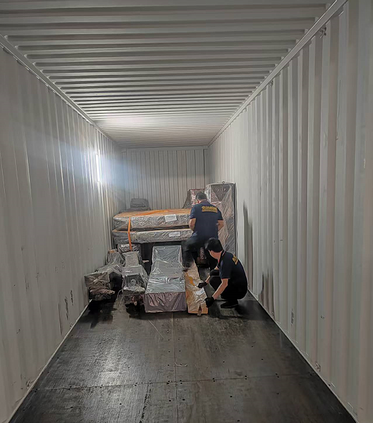 Secure packaging for machinery shipment