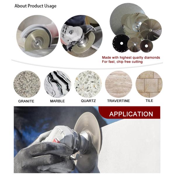 Maple Leaf Electroplated Diamond Tools For Circular Saws EP Disc 08-1