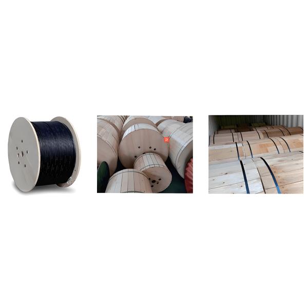 Multimode ADSS 48 Core Fiber Optic Cable PE Sheath With Black