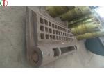 High Mn Jaw Crusher Wear Spare Parts Jaw Plate Replacement Jaw Crusher Liners