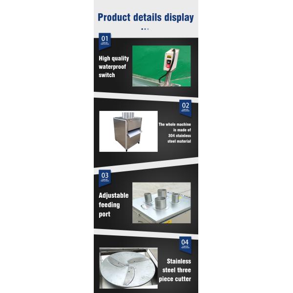 Industrial Fruit Cutting Cutter Root Vegetables Slicing Machine Automatic Pineapple Slicer Machine