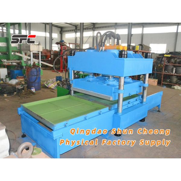 PLC Control Rubber Vulcanizing Press Machine with Customized Size and Electric/Steam/Oil Heating for Rubber Tile and Floor Tile Production