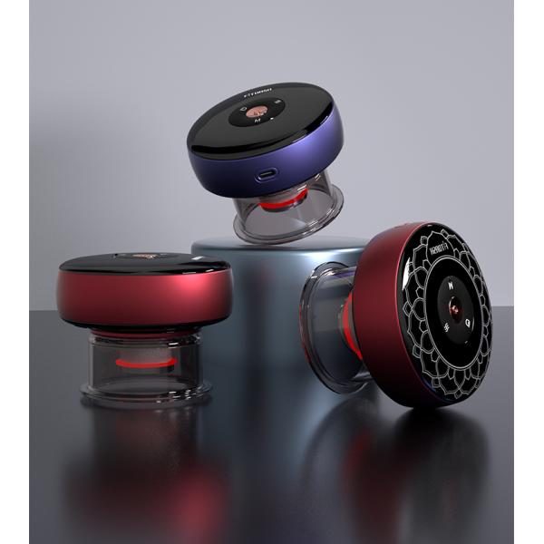 Button Function Infrared Cordless Electric Pulse Neck Back Massager for Pain Relief