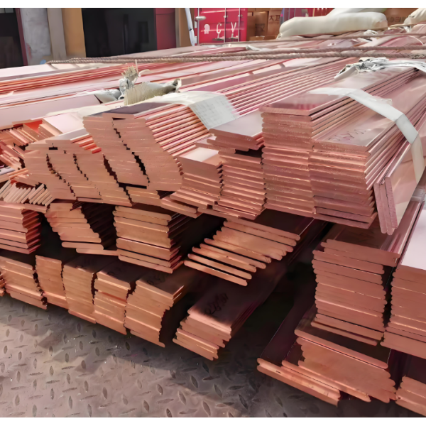 Premium High Purity Copper Busbar with Custom Dimensions for High Electrical Conductivity in Arc Furnaces