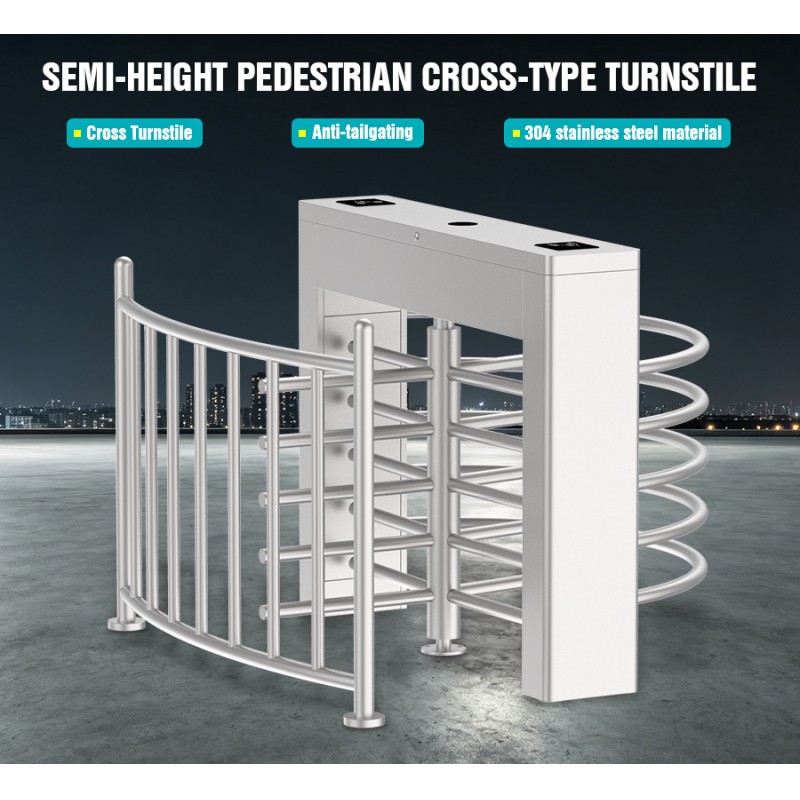 CW804 Automatic Half Height Rotary Turnstile Gate