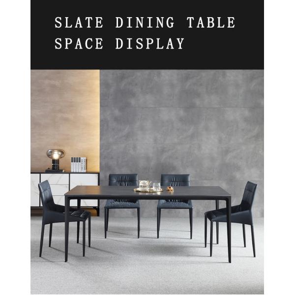 Nordic Light Luxury Minimalist Marble Dining Table Scratch Resistant