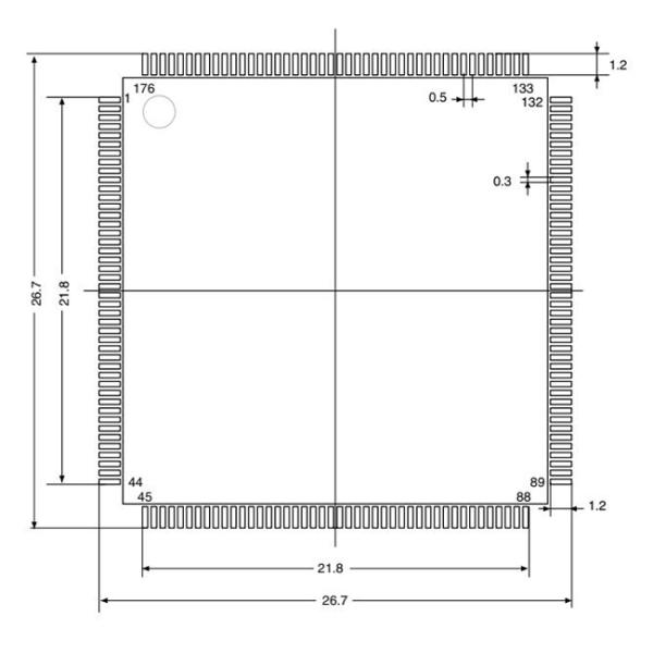 Single Core STM32F429IET6 LQFP176 Microcontrollers Chip 512KB Flash Integrated IC