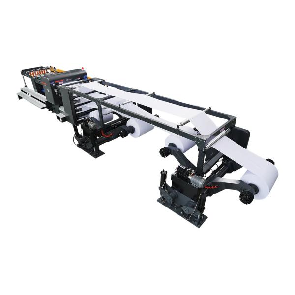 Multi-roll cutting configuration for CHM sheeter
