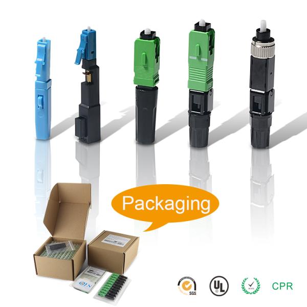 Quick Assembly FTTH LC Fiber Optic Cable Connector