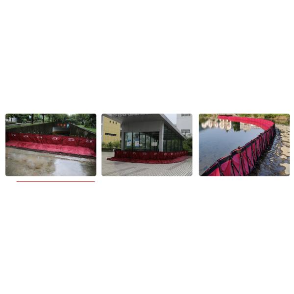 Height 110cm ABS Plastic Red Anti-UV Convenient Flood Baffier