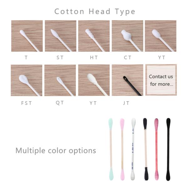 Wounds Caring Surgical Cotton Swabs Soft Texture For One Time Using