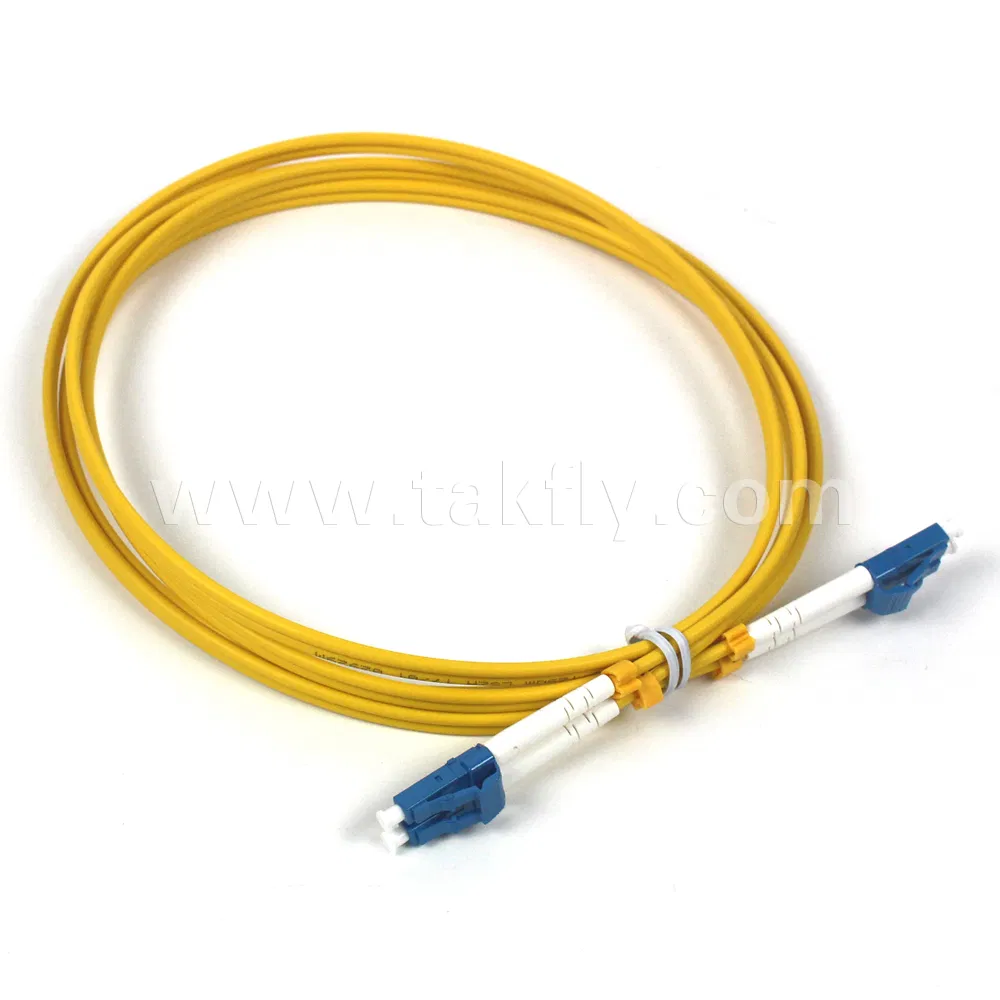Duplex OS2 LC-SC Fiber Optic Patch Cord 3.0mm 10m