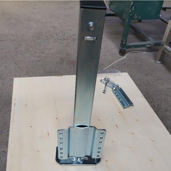 Square Tube Boat Trailer Jack 2500 Lbs Capacity With Fixed Mount Bracket
