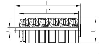 Arx70X320X960-1px1 Multi-Stage Cylindrical Roller Thrust Bearings