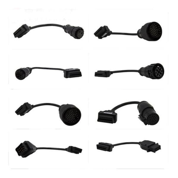 Truck Extension Car OBD Cable , OBD2 Extension Cable TCS CDP Pro 8pcs Full Sets