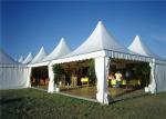 4M * 4M Pagoda Shape Event Tent With 80-100km/h With Wooden Floor
