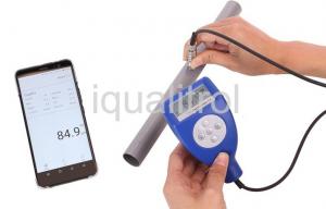 Quality Film Zinc Plating Thickness Gauge , LCD Display Digital Coating Thickness Gauge for sale
