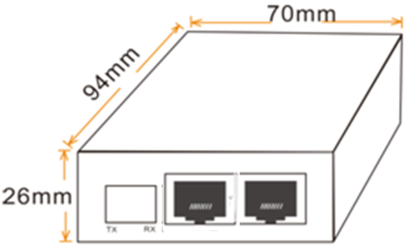 Relay Output Power Over Ethernet Switch With 10 / 100Mbps Auto - Negotiation