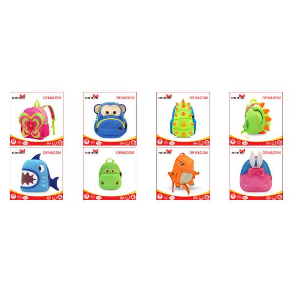 Durable Neoprene Toddler Backpack Dolphin Style Shockproof NH009