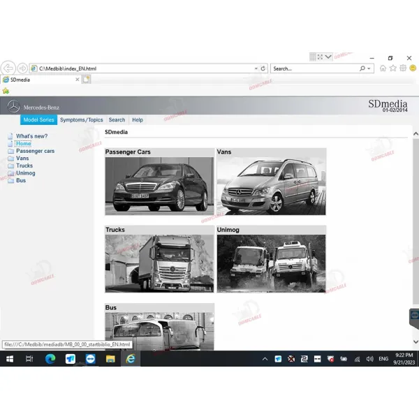 Full Configuration Work On Cars Basic Version Super MB Pro M6+ Wireless Star Car Truck Bus Van Scanner Diagnosis Tool
