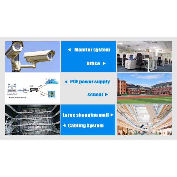 Wholesale Bulk CAT5E FTP Blue PVC Ethernet Cable for Large-Scale Network Deployments