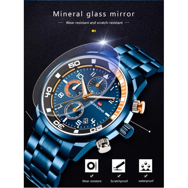 3 ATM Accurate Timing 30M Waterproof Men Quartz Watches