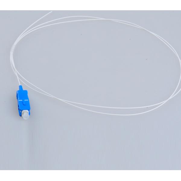 Fiber optical pigtail SC/UPC singlemode G652D simplex 0.9mm white LSZH cable