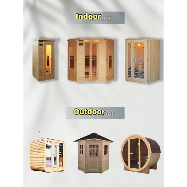 The Most Popular Infrared Sauna with Computer Control Panel Function and Colorful Light