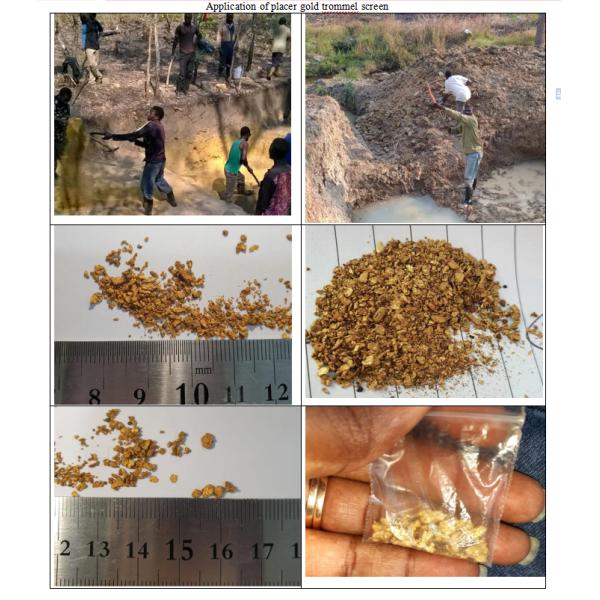 Small Processing Capacity River Drum Rotary Screen Gold Collection Separator 1200 KG
