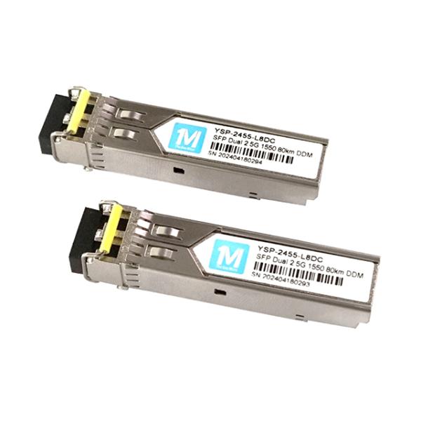 Stable Network Connection 2.5G Duplex 40km SMF Fiber Optic Module Pluggable SFP Transceiver with 1310nm LC Connector DDM