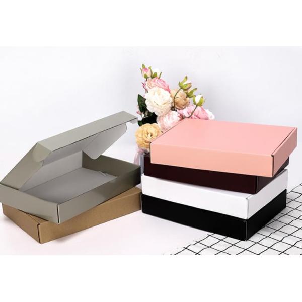 128g Thickness 2.5mm Custom Delivery Box , 2000GSM Apparel Shipping Boxes T Shirt