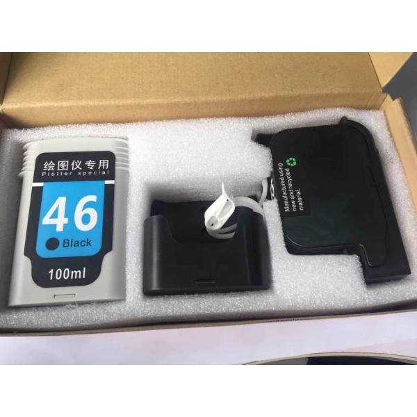 Custom 100ml HP45 Ink Cartridge Continuous Set Refillable Ink Tank for HP Printers Standard Size