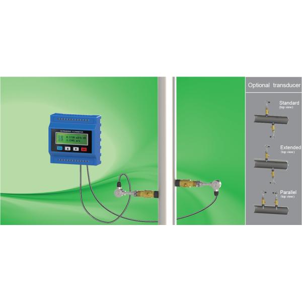 KUFM2000 Small Volume Insertion Ultrasonic Flow Meter Module Lead Rail Installation