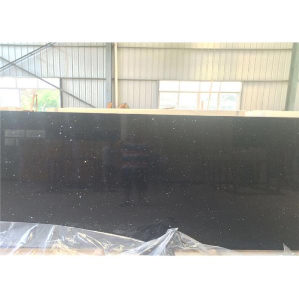 Black Galaxy Artificial Stone Quartz Panel For Interior Wall Stone