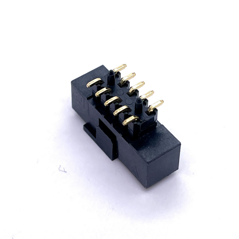 2.0mm Brass Right Angle Box Header PCB Connector for LED Lighting Equipment