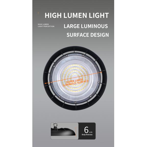 LED Warehouse Ceiling Light with CCT - Energy-Efficient, High-Quality, High-Brightness, Waterproof, High Lumen Output
