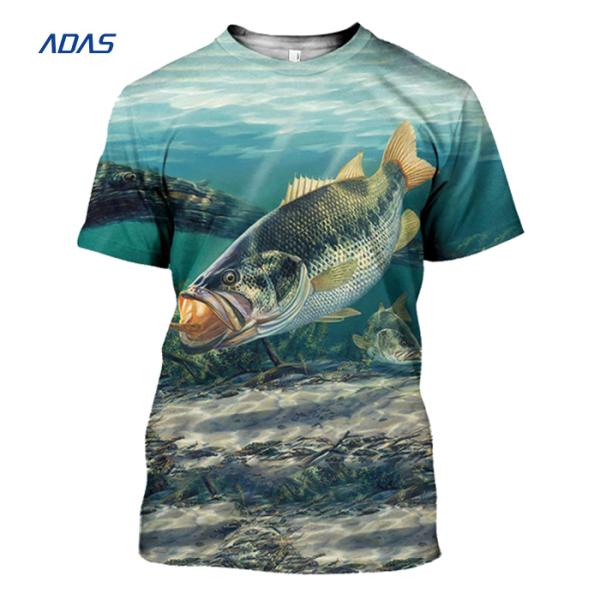 Quick Dry Fishing Bulk Sublimation Shirts Blank Breathable Polyester Jersey 160g