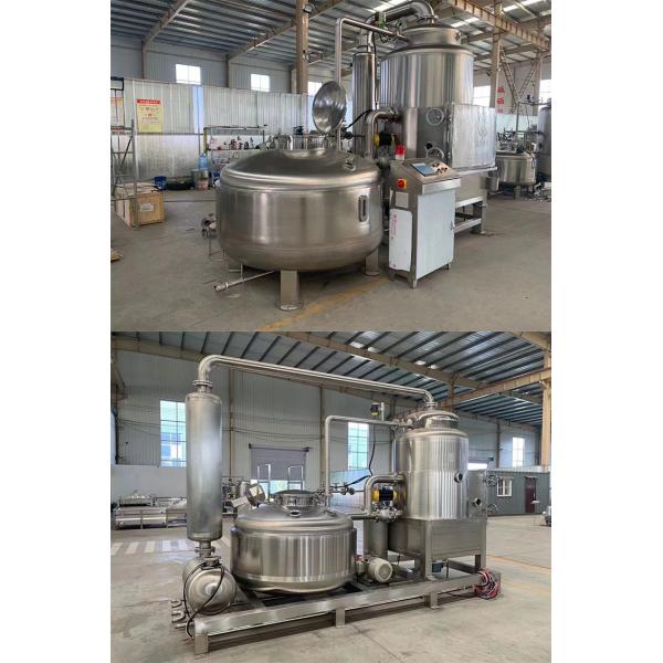 Automatic Electric Power Source Low Temperature Fruit Apple Chips Vacuum Frying Machine