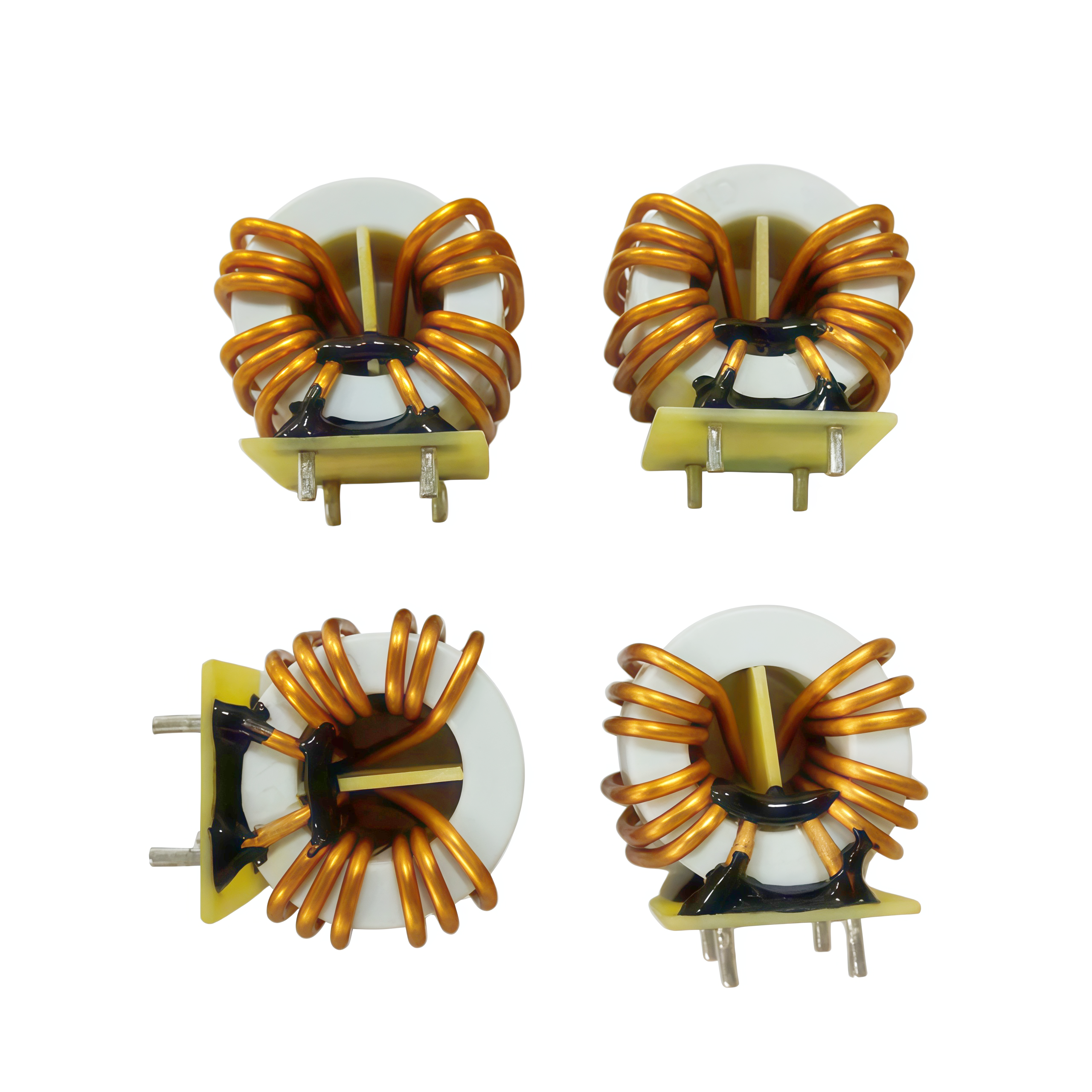 T152110 Toroidal Ferrite Core Common Mode Choke with PCB Through Hole Mount for Noise Filter Inductor in Household Appliances