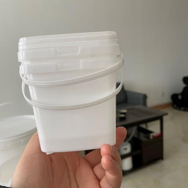 3L Food Grade PP Plastic Container Rectangle Bucket for Packaging Organization