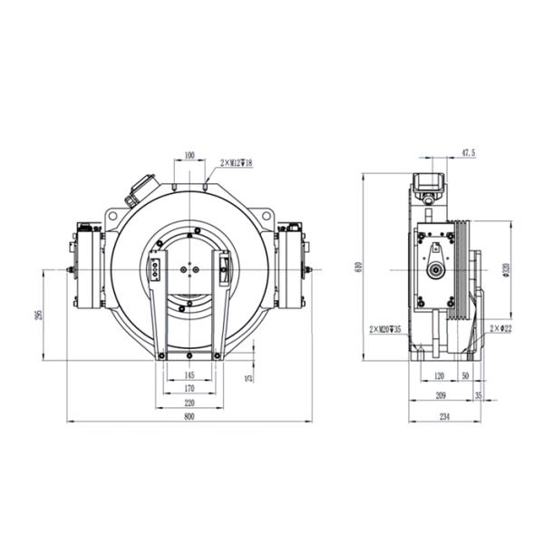 Permanent Magnet Synchronous Gearless Traction Machine For Elevator