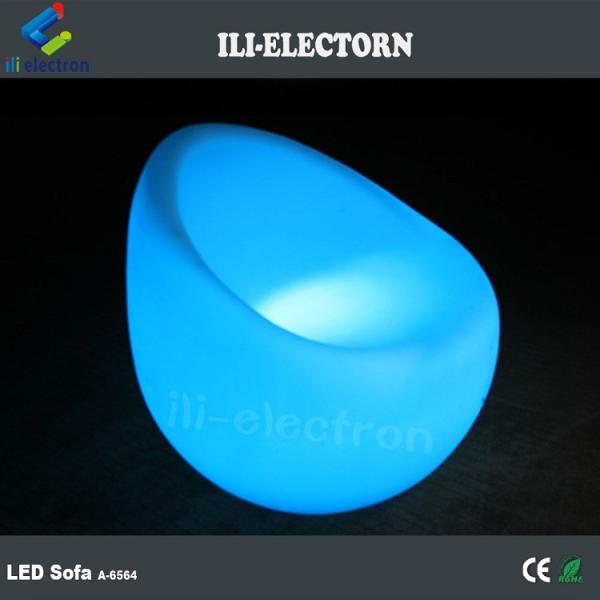 Living Room Chairs Back Rest Sofa Couch LED Plastic Stool