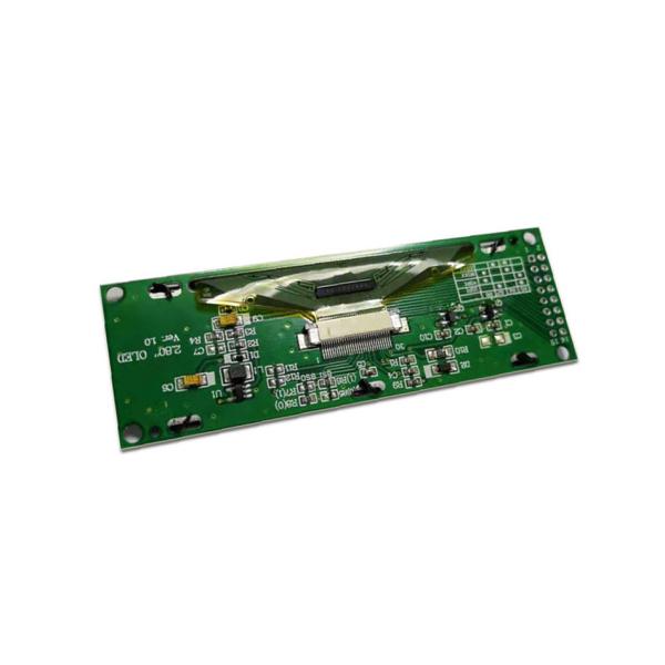 2.8 inch blue/yellow PMOLED display with PCBA 256*64 dots SPI interface driving IC SSD1322
