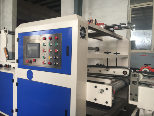 Carton box packing machine folding gluer/automatic folder glue corrugated box making machine